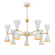 Maytoni Modern Vesper Подвесной светильник цвет: белый и золото MOD108PL-14WG