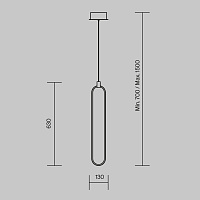 Maytoni Modern Chain Подвесной светильник цвет: никель MOD017PL-L13N