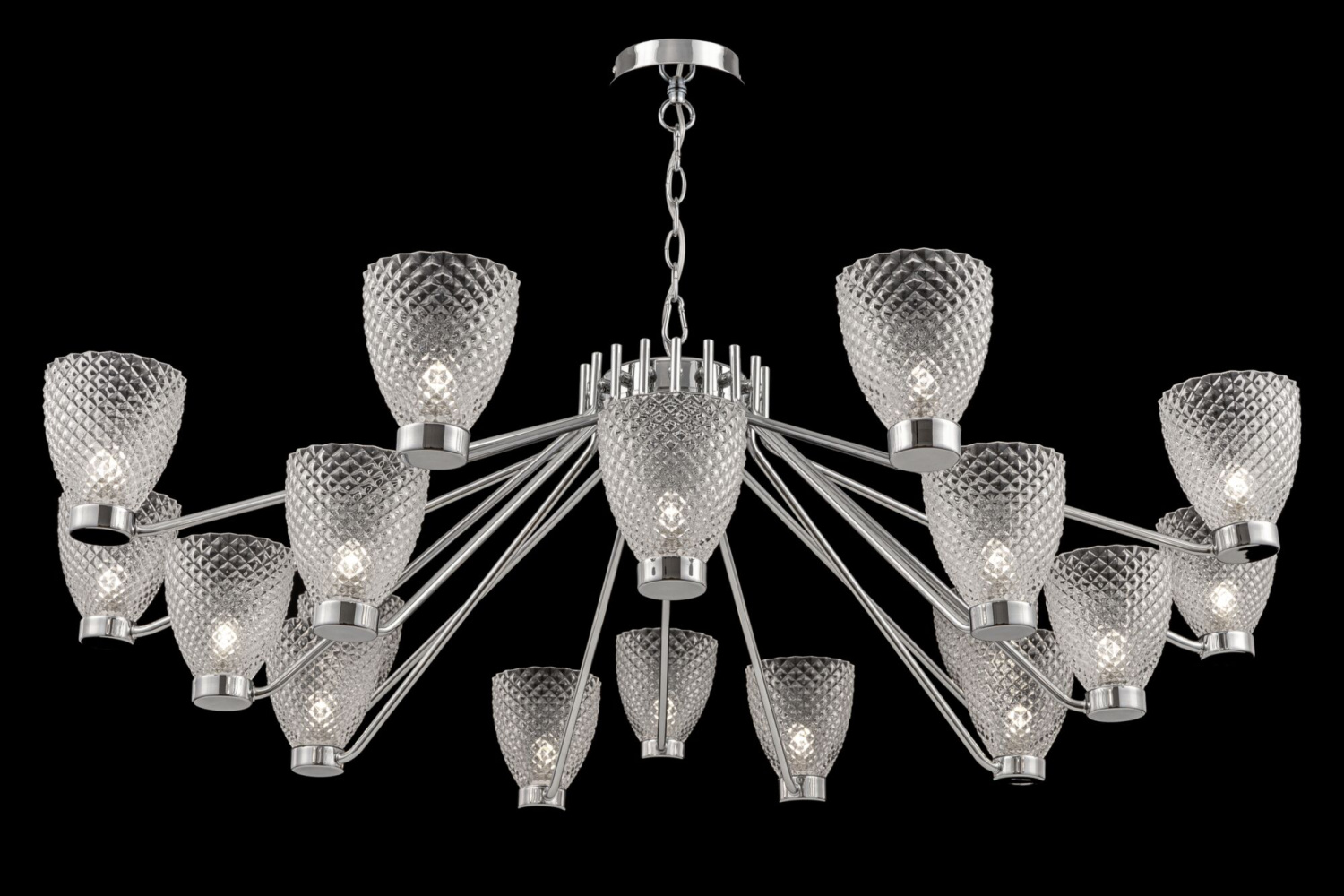 Maytoni Modern Ralar Люстра цвет: хром MOD068PL-18CH