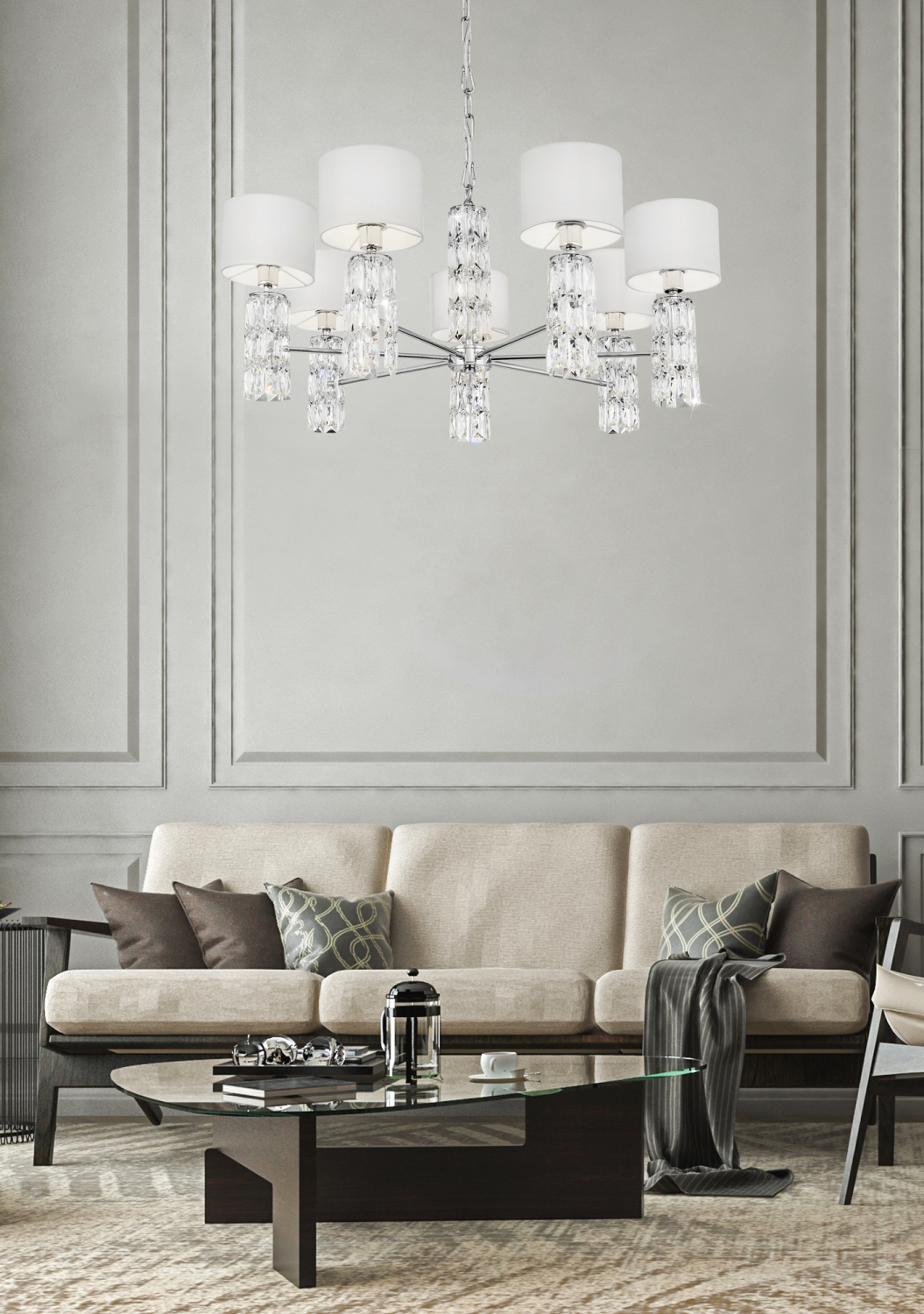 Maytoni Modern Talento Люстра цвет: хром DIA008PL-07CH