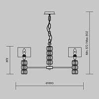 Maytoni Modern Talento Люстра цвет: хром DIA008PL-07CH