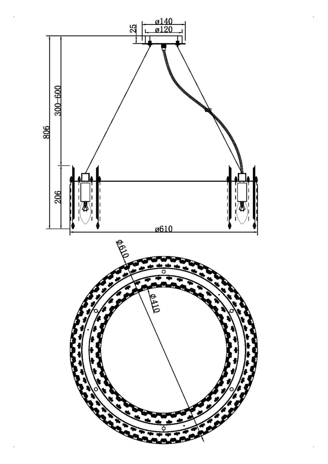 Maytoni Modern Rocio Подвесной светильник цвет: никель MOD036PL-12N