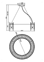Maytoni Modern Rocio Подвесной светильник цвет: никель MOD036PL-12N
