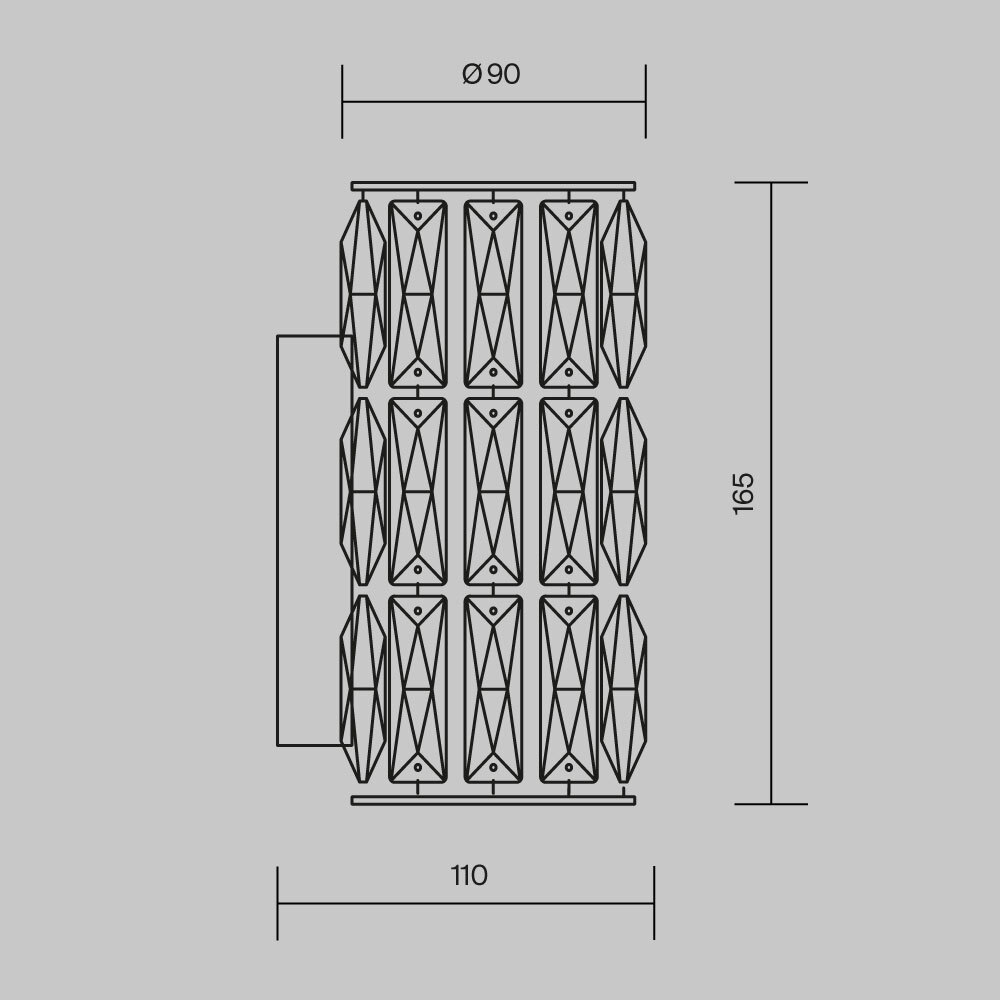 Maytoni Modern Talento Настенный светильник (бра) цвет: хром DIA008WL-1CH