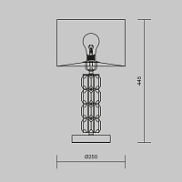 Maytoni Modern Talento Настольный светильник цвет: хром DIA008TL-01CH