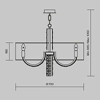 Maytoni Modern Talento Подвесной светильник цвет: хром DIA008PL-06CH