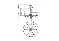 Maytoni Modern Talento Подвесной светильник цвет: хром DIA008PL-06CH