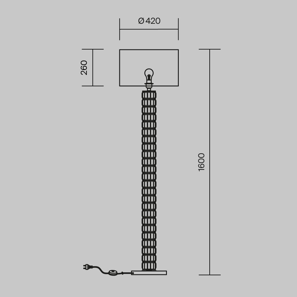 Maytoni Modern Talento Напольный светильник (торшер) цвет: хром DIA008FL-01CH