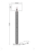 Maytoni Modern Talento Напольный светильник (торшер) цвет: хром DIA008FL-01CH