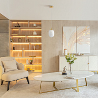 Maytoni Modern Aura Подвесной светильник цвет: латунь MOD016PL-01BS