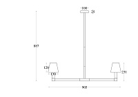 Maytoni Modern Tet-a-tet Подвесной светильник цвет: черный MOD104PL-09B