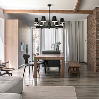 Maytoni Modern Tet-a-tet Подвесной светильник цвет: черный MOD104PL-07B