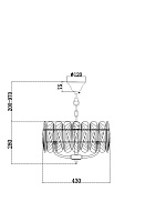 Maytoni Modern Suite Подвесной светильник цвет: латунь MOD122PL-05BS