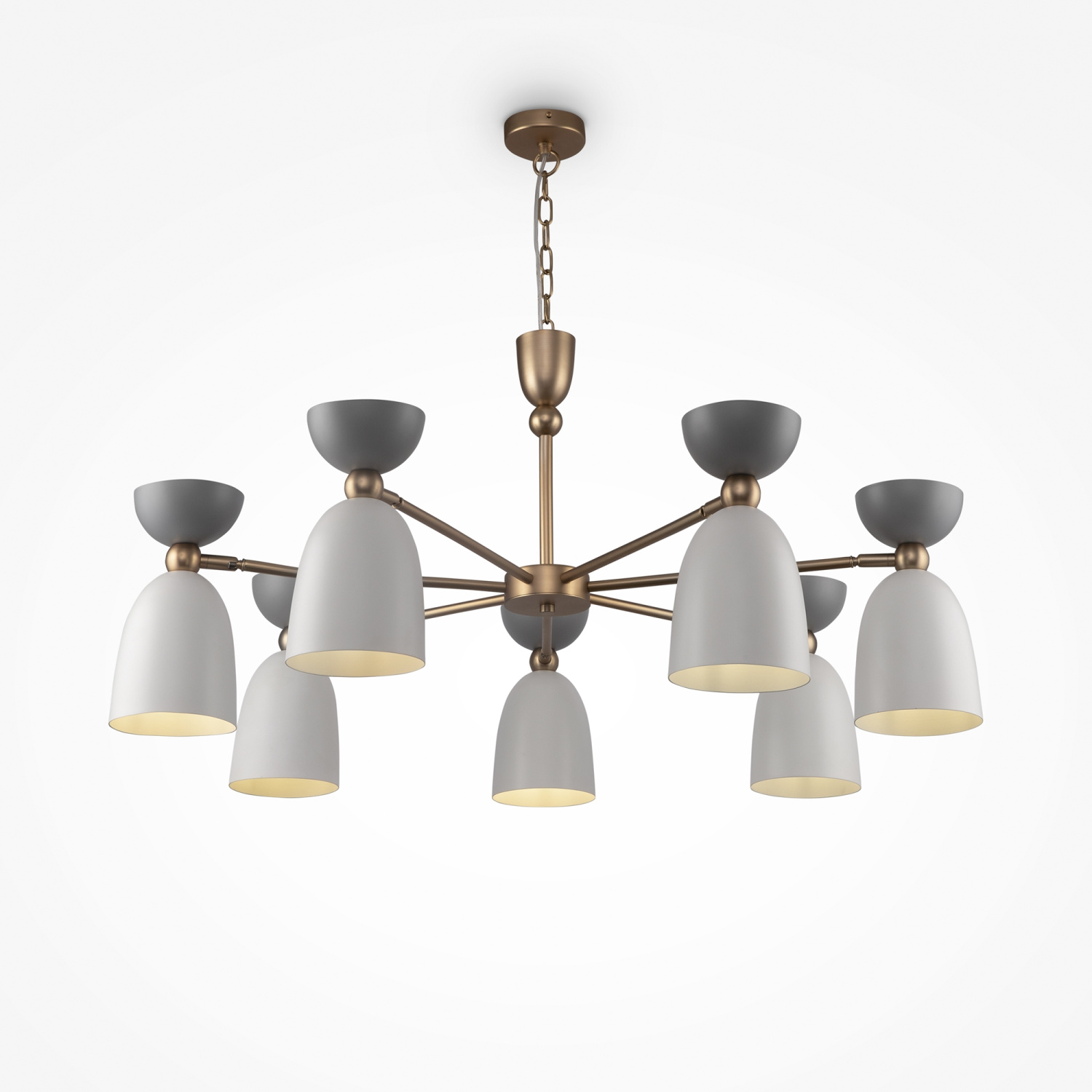 Maytoni Modern Cloches Подвесной светильник цвет: латунь MOD113PL-07W