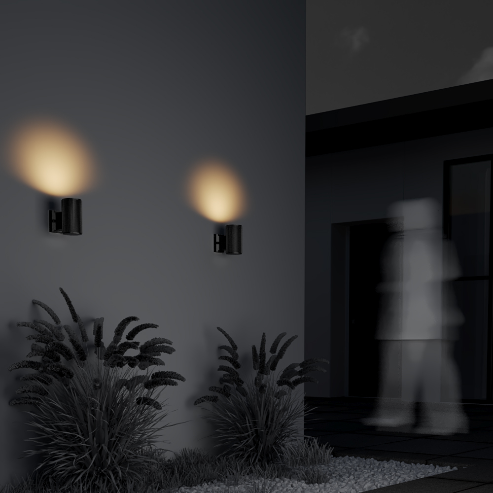 Maytoni Outdoor Rando Настенный светильник (бра) цвет: черный O419WL-01B