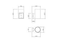 Maytoni Outdoor Rando Настенный светильник (бра) цвет: черный O419WL-01B