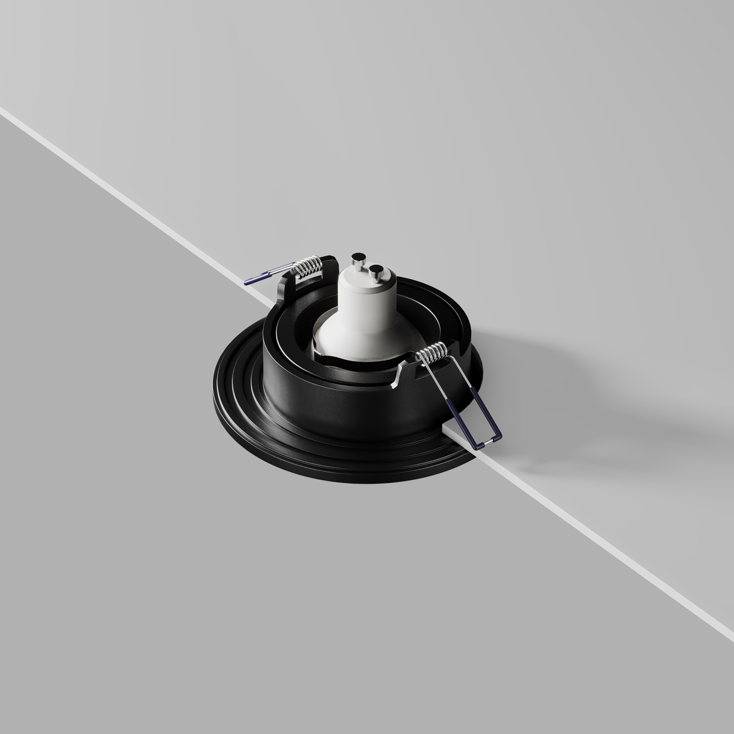 Maytoni Technical Wink Встраиваемый светильник цвет: черный DL061-GU10-B