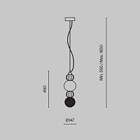 Maytoni Modern Collar Подвесной светильник цвет: золото P069PL-L17G3K