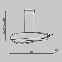 Maytoni Modern Plons Подвесной светильник цвет: латунь MOD283PL-L40BS3K