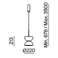 Maytoni Modern Kyoto Подвесной светильник цвет: черный MOD178PL-L11B3K