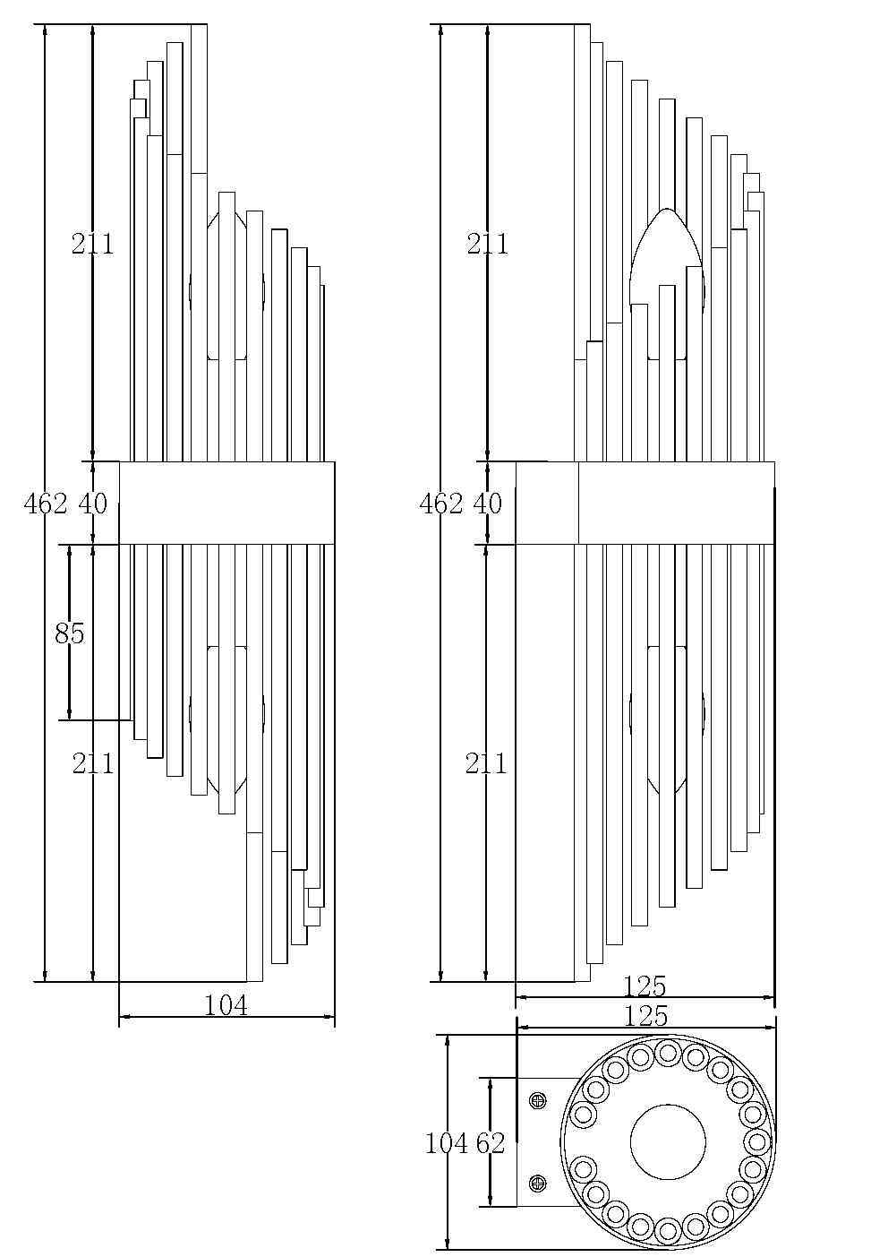 Maytoni Modern Frame Настенный светильник (бра) цвет: золото MOD174WL-02G