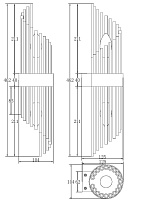 Maytoni Modern Frame Настенный светильник (бра) цвет: золото MOD174WL-02G