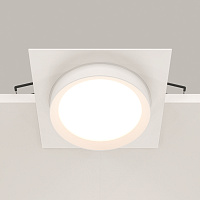 Maytoni Technical Hoop Встраиваемый светильник цвет: белый DL086-GX53-SQ-W