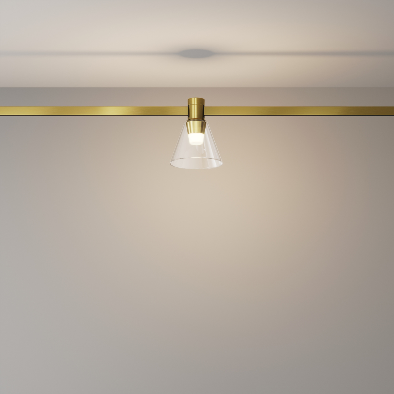 Maytoni Technical Bianca Трековый светильник цвет: латунь TR147-1-3W3K-BS