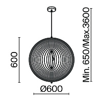Maytoni Modern Roots Подвесной светильник цвет: черный MOD197PL-01W2