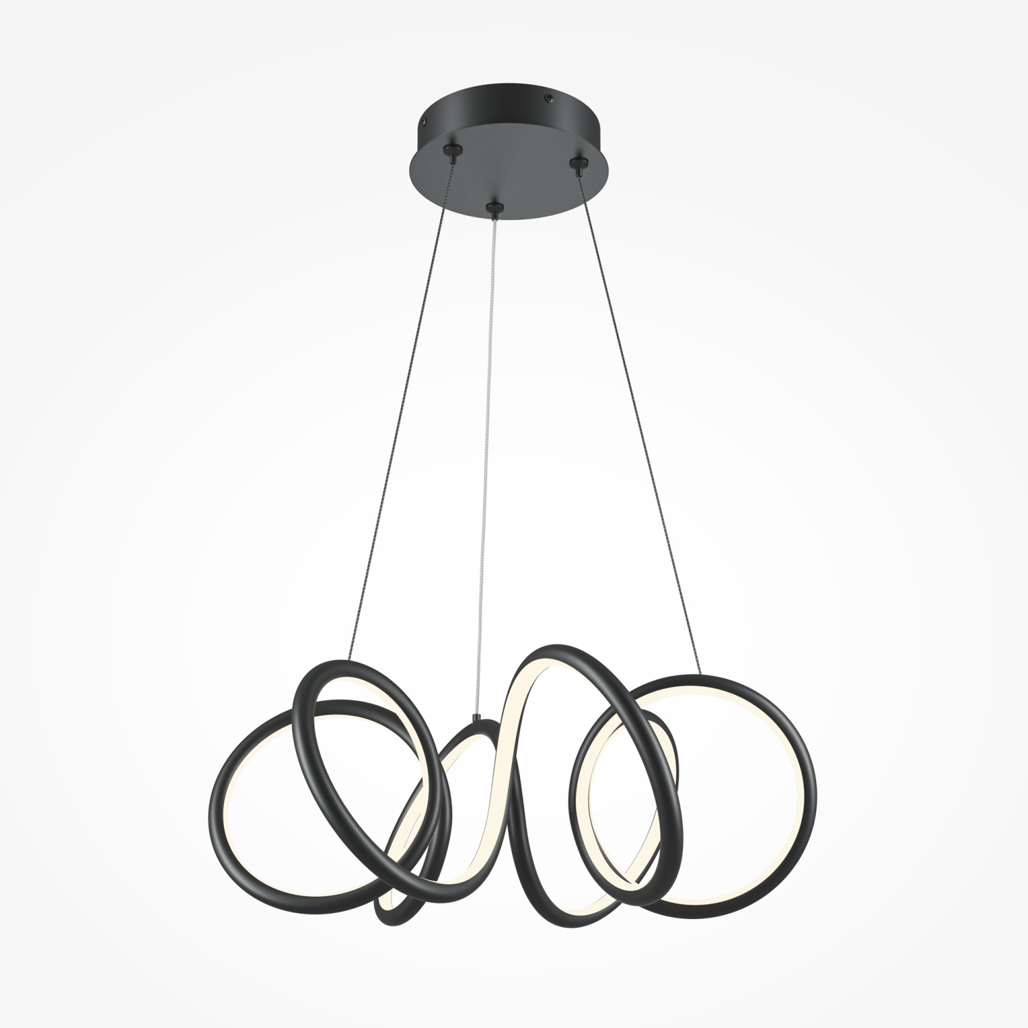 Maytoni Modern Curve Подвесной светильник цвет: черный MOD241PL-L60BK