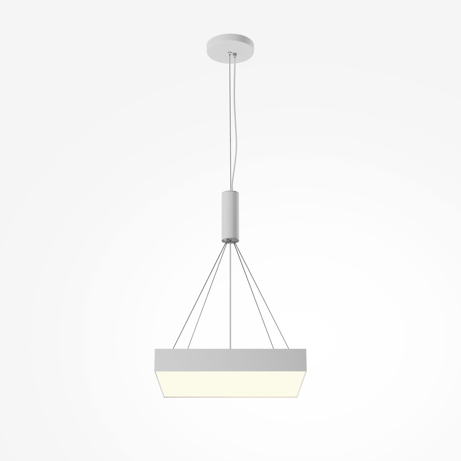 Maytoni Technical Zon Потолочный светильник цвет: белый C032CL-45W3K-SQ-W