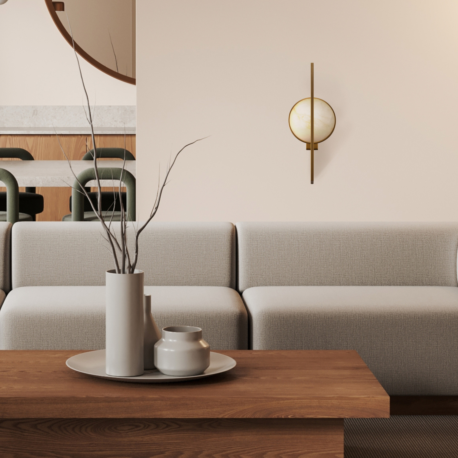 Maytoni Modern Marmo Настенный светильник (бра) цвет: латунь MOD099WL-01G