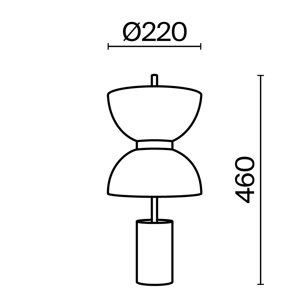 Maytoni Modern Kyoto Настольный светильник цвет: золото и серый MOD178TL-L11GR3K