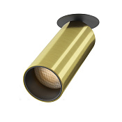 Maytoni Technical FOCUS LED Встраиваемый светильник цвет: латунь C053CL-L12W3K-W-BS