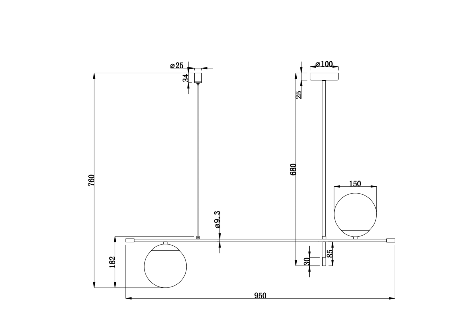 Maytoni Modern Nostalgia Подвесной светильник цвет: черный и золото MOD048PL-02G