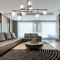 Maytoni Modern Nostalgia Подвесной светильник цвет: черный и золото MOD048PL-09G