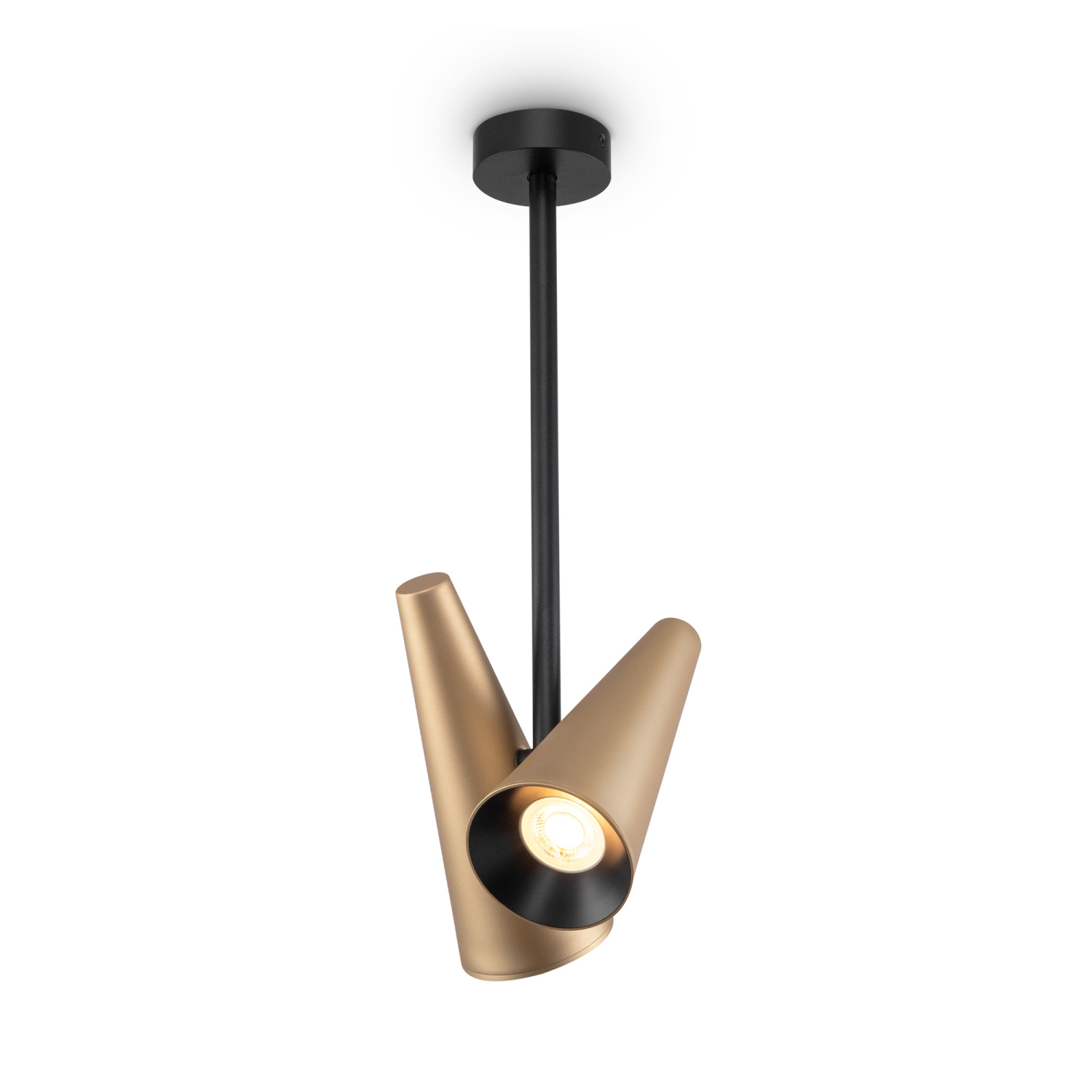 Maytoni Modern Giro Потолочный светильник цвет: латунь MOD095CL-02BS