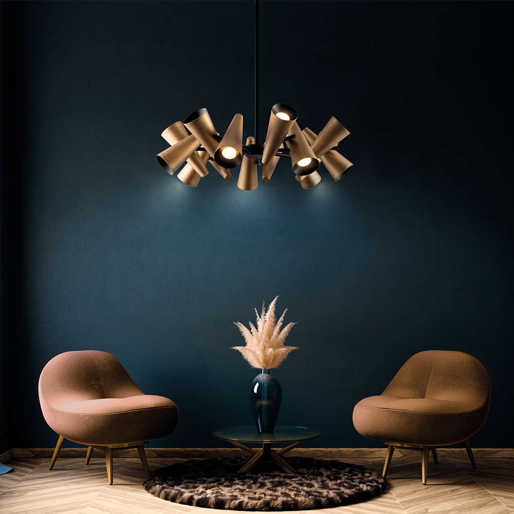 Maytoni Modern Giro Подвесной светильник цвет: латунь MOD095PL-14BS