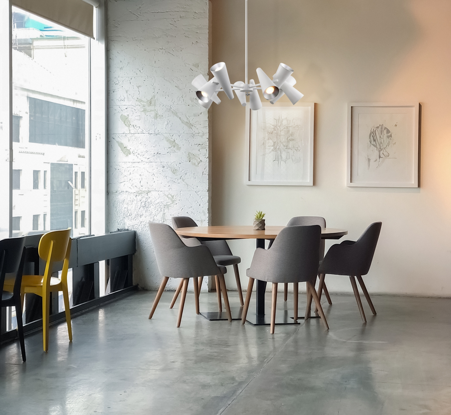 Maytoni Modern Giro Подвесной светильник цвет: белый MOD095PL-10W