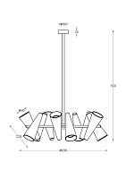 Maytoni Modern Giro Подвесной светильник цвет: латунь MOD095PL-10BS