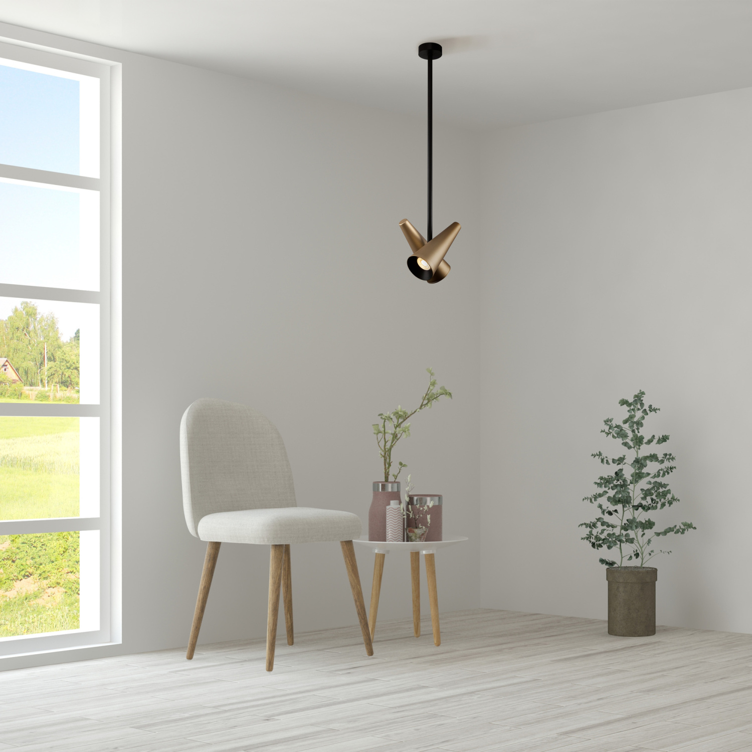 Maytoni Modern Giro Подвесной светильник цвет: латунь MOD095PL-02BS