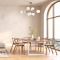 Maytoni Modern Erich Люстра цвет: никель MOD221-PL-12-N