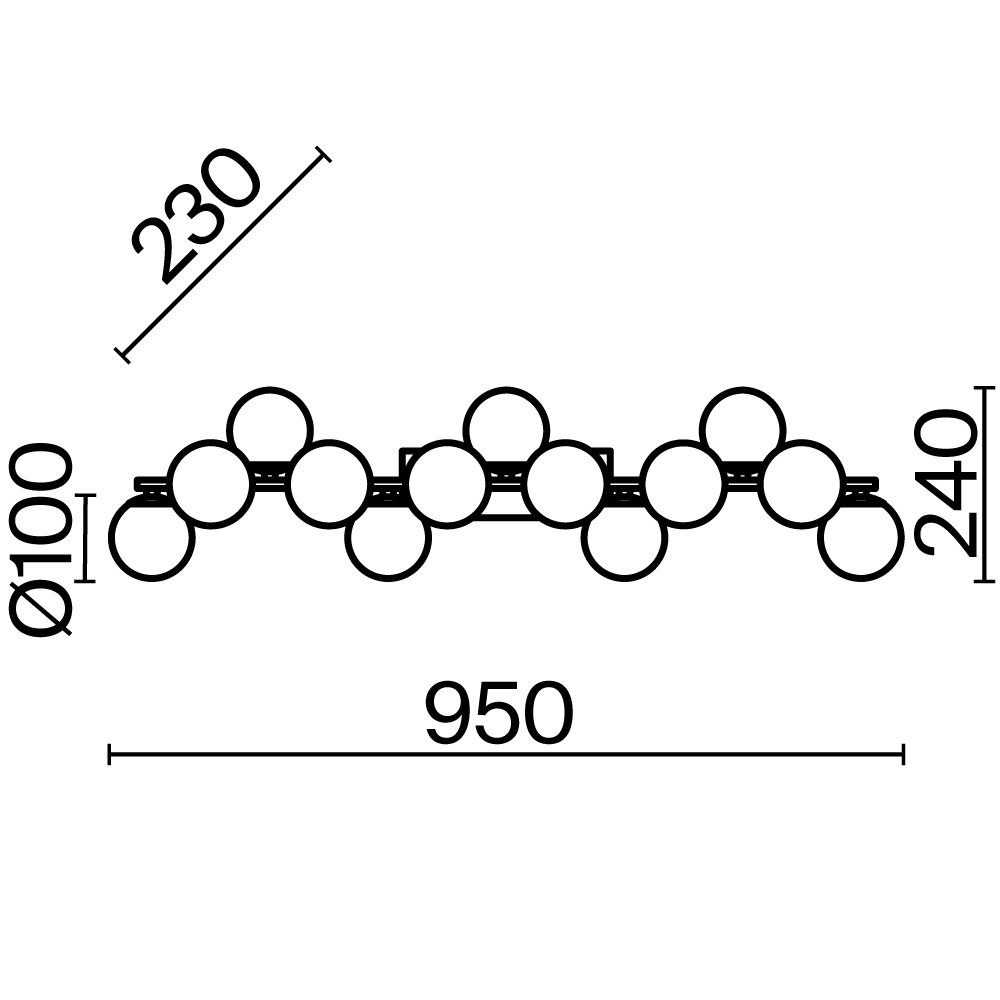 Maytoni Modern Dallas Настенный светильник (бра) цвет: хром MOD547WL-13CH