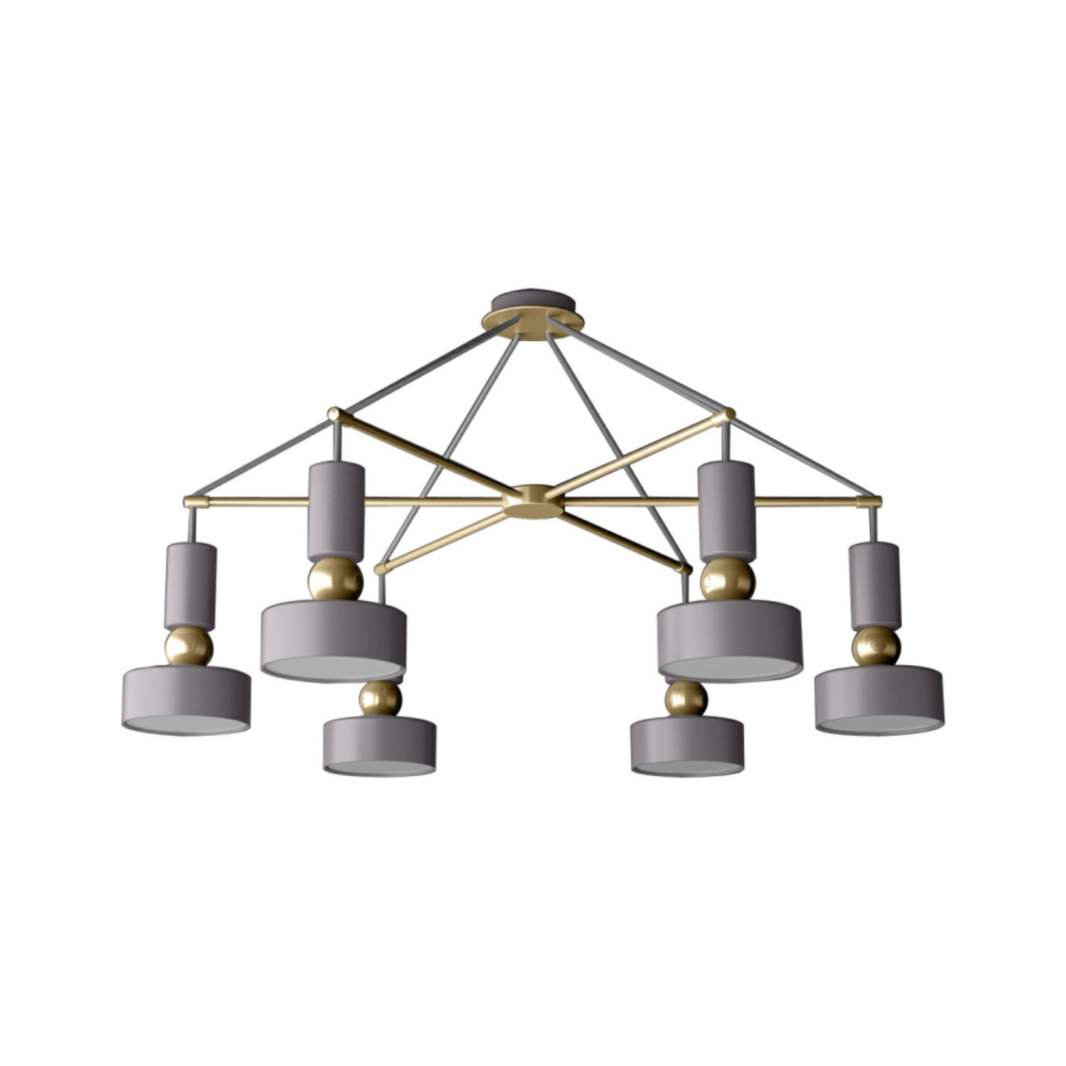 Maytoni Modern Void Подвесной светильник цвет: серебро MOD030PL-06GR