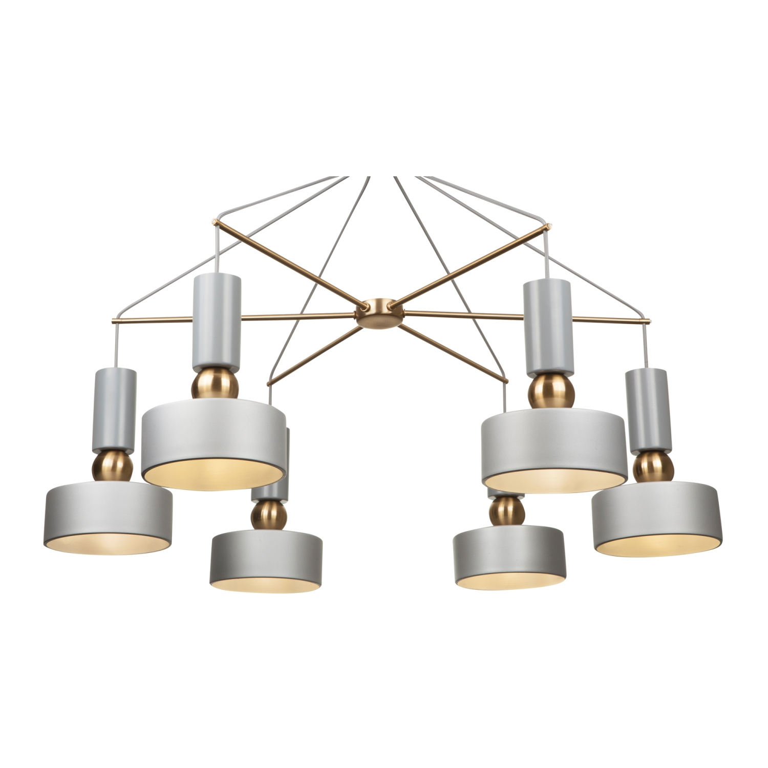 Maytoni Modern Void Подвесной светильник цвет: серебро MOD030PL-06GR