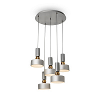 Maytoni Modern Void Подвесной светильник цвет: серебро MOD030PL-05GR