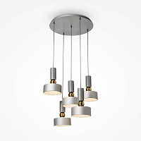 Maytoni Modern Void Подвесной светильник цвет: серебро MOD030PL-05GR