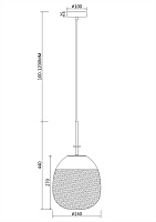 Maytoni Modern Lune Подвесной светильник цвет: белый P072PL-L5W3K