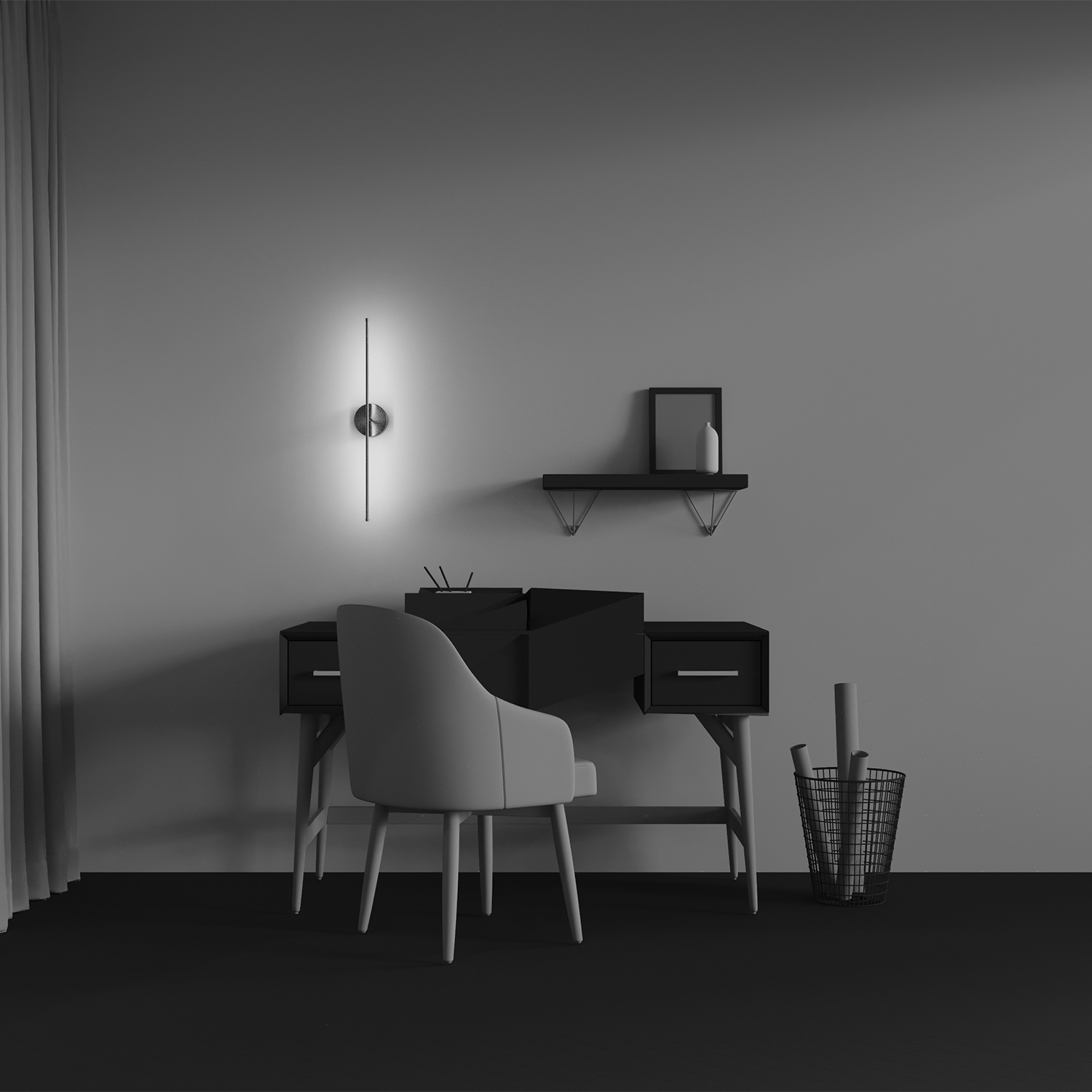 Maytoni Technical Elegant Настенный светильник (бра) цвет: латунь C084WL-L7BS2.7K