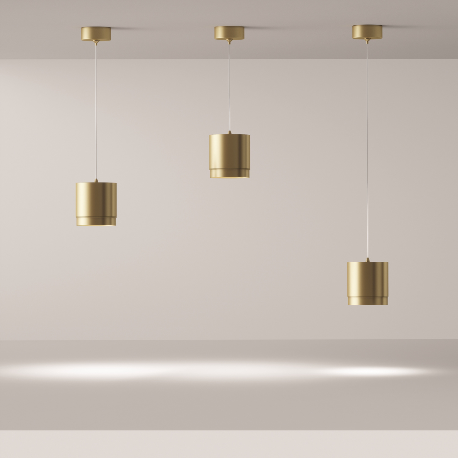 Maytoni Technical Polar Подвесной светильник цвет: матовое золото P088PL-GX53-MG